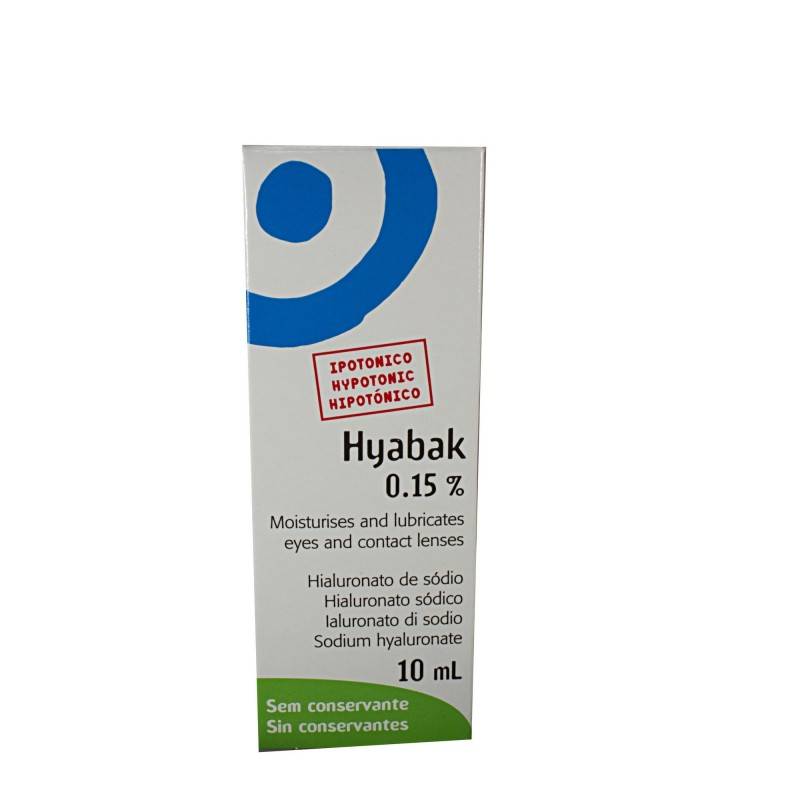 Hyabak colirio 10 ml 399774 Hidratación e Higiene Hyabak colirio 10 ml 399774 Hidratación e Higiene