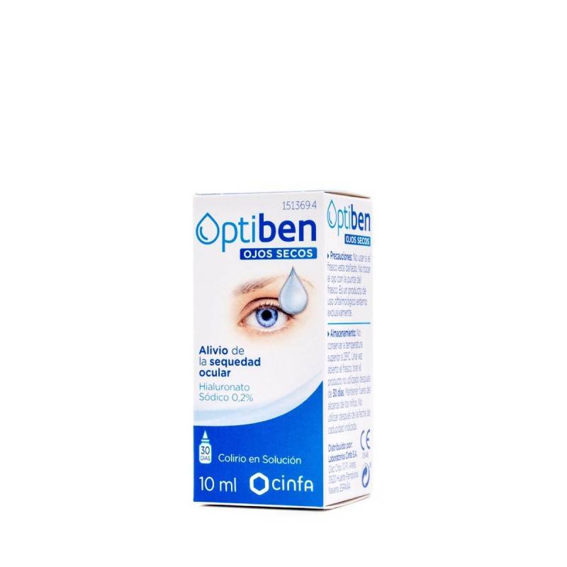 Optiben humectante ocular 10 ml 151369 Hidratación e Higiene Optiben humectante ocular 10 ml 151369 Hidratación e Higiene