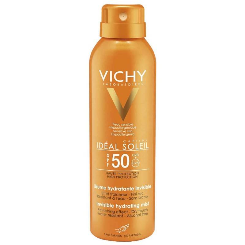 Vichy spf50 bruma hidrat.invisible spray 200 ml 169589 Protector solar Vichy spf50 bruma hidrat.invisible spray 200 ml 169589 Protector solar