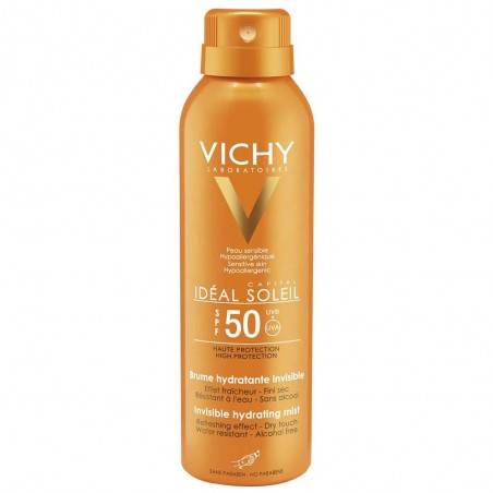 Vichy spf50 bruma hidrat.invisible spray 200 ml 169589 Protector solar
