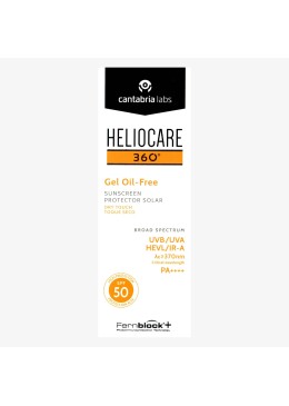 Heliocare 360º spf 50 fluido gel oil free 172413 Protector solar