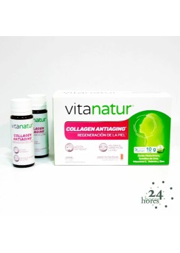 VITANATUR collagen antiaging 10 ampollas sabor frutos rojos 195657 NUTRICIÓN