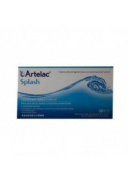 ARTELAC SPLASH COLIRIO OJOS SECOS 0.5 ML 30 UNID 159885 Hidratación e Higiene