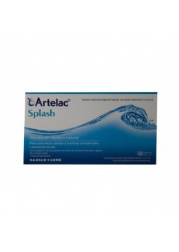 Artelac splash colirio ojos secos 0.5 ml 30 unid 159885 Hidratación e Higiene