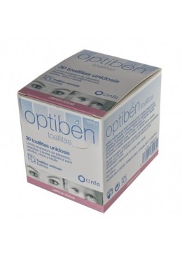 Optiben toallita limpieza higiene 30 toallitas 169023 Hidratación e Higiene
