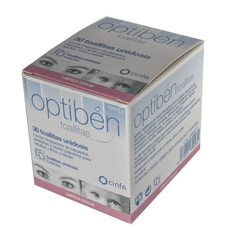 Optiben toallita limpieza higiene 30 toallitas 169023 Hidratación e Higiene Optiben toallita limpieza higiene 30 toallitas 169023 Hidratación e Higiene